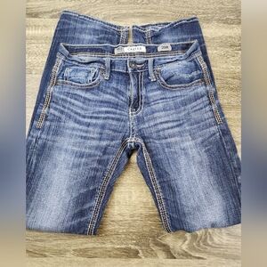 Buckle BKE Carter Bootcut Jeans Men's 29R (30x31) Dark Wash Denim Blue